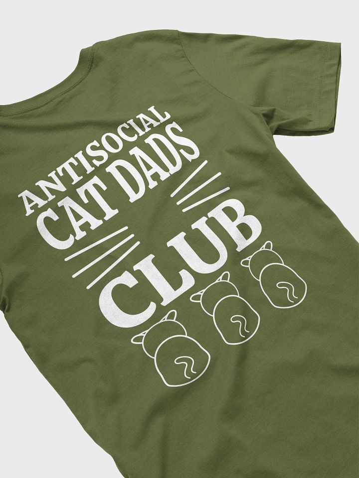 Antisocial Cat Dads Club 2 Unisex T-shirt (Back Print) product image (2)