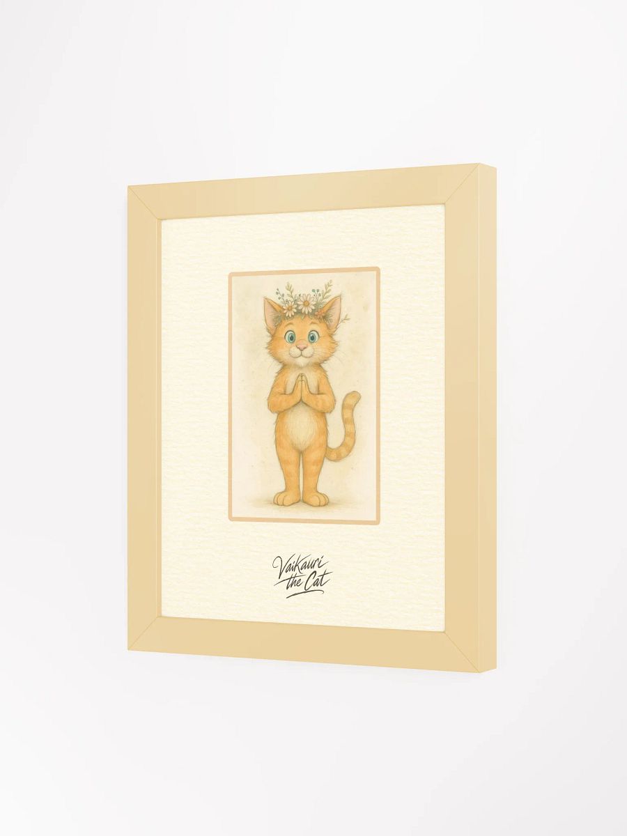 Vaikauri the Cat - Framed Artprint product image (5)