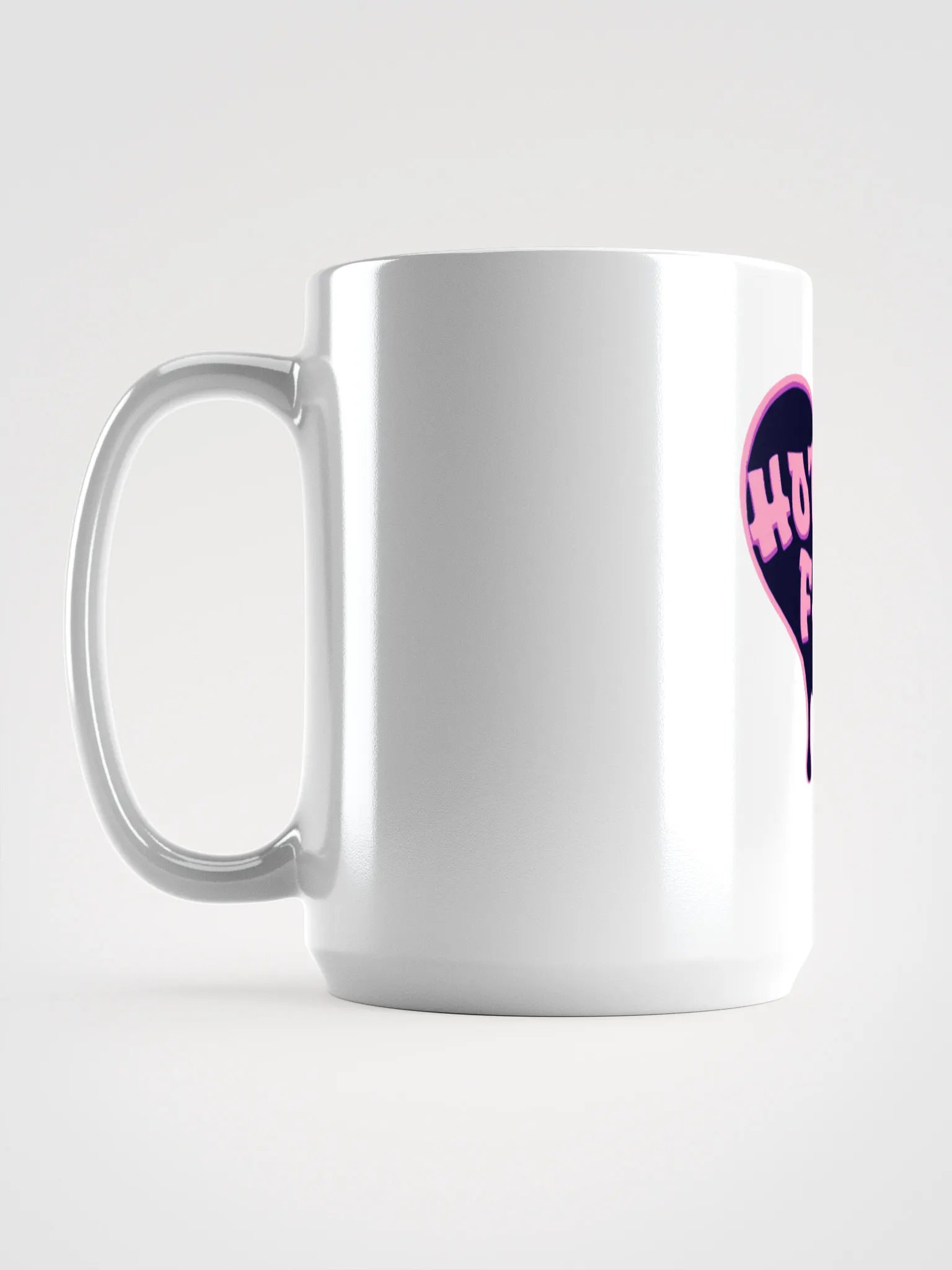 HOT BOX FAM BLACK AND PINK LOGO COFFEE MUG product image (6)