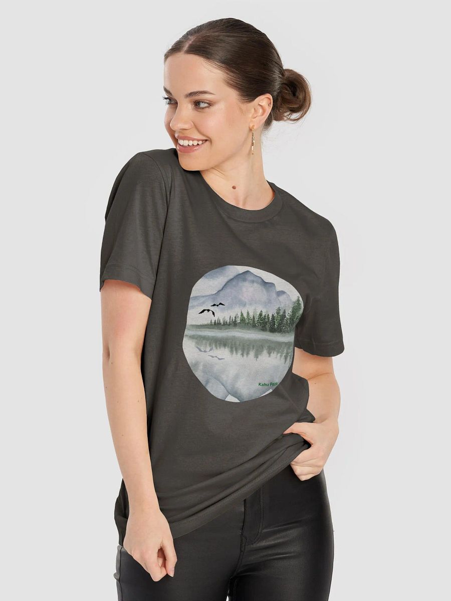 Mountain reflection lake scenic T-Shirt product image (4)