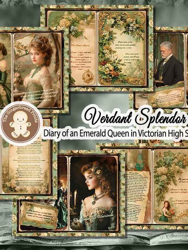 Diary of an Emerald Queen Journal - Verdant Splendor Download product image (6)