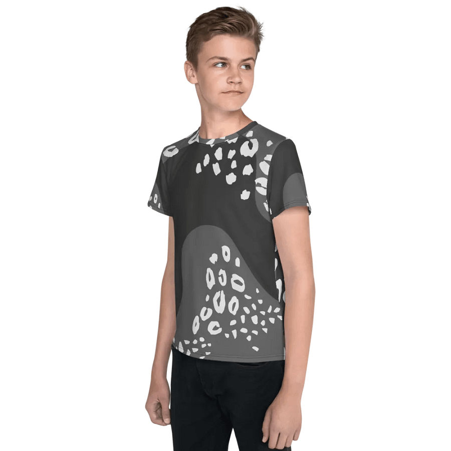 Dynamic Grey Youth T-Shirt product image (3)
