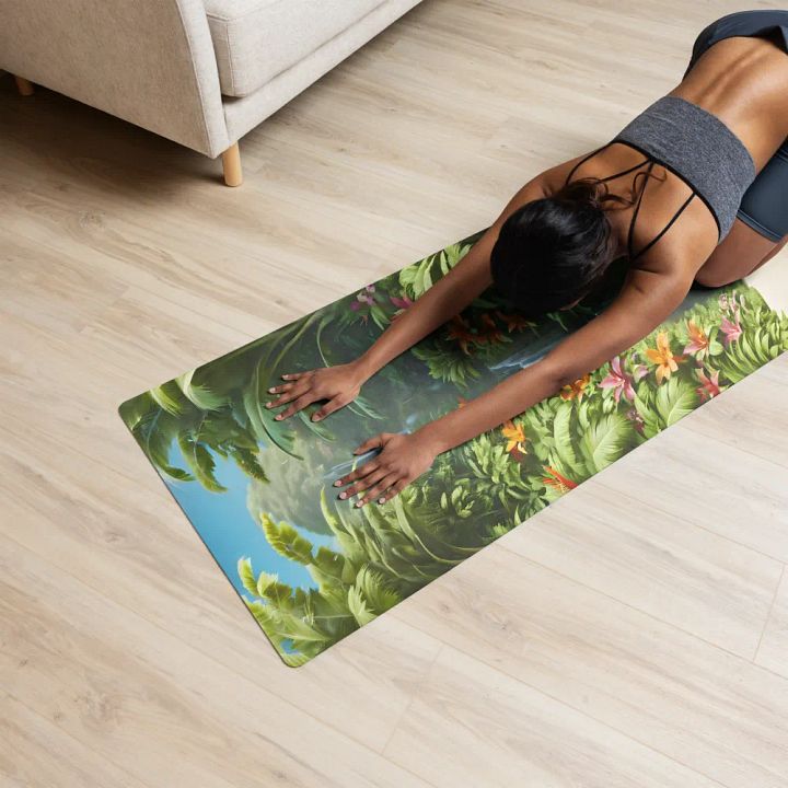 Tropical Waterfall Yoga Mat product image (1)