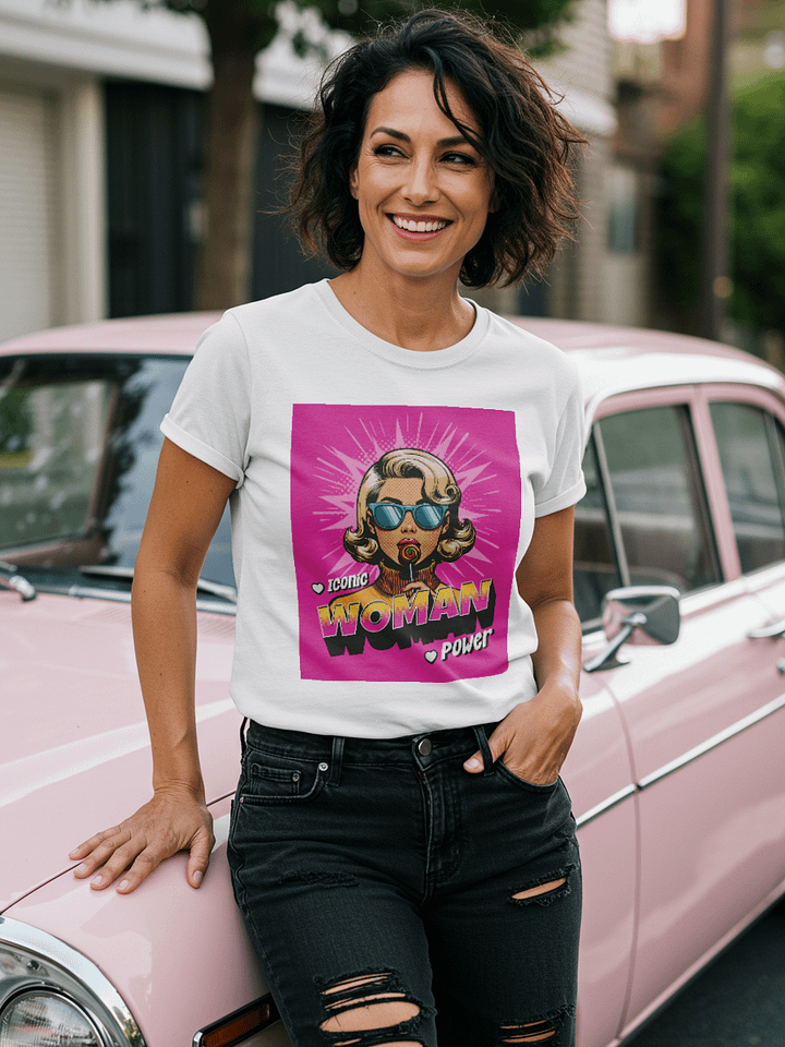 Woman Power - Vintage Comic Pop Art Tee product image (4)