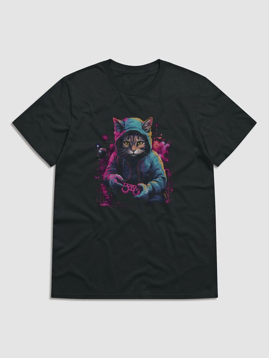 Gamer Cat Hoodie T-Shirt product image (1)