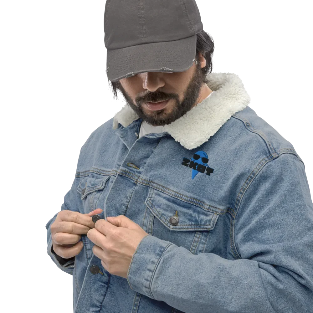 ZKOT Denim Sherpa Jacket - Show your Support with Style - Menswear, Womenswear product image (4)