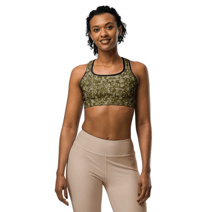 Tactical Camo Custom Sports Bra product image (1)