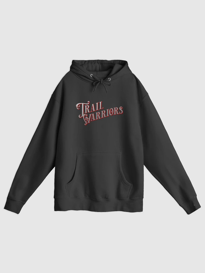 Red w/ Gradient Classic Trail Warriors Emblem Pullover Hoodie product image (1)