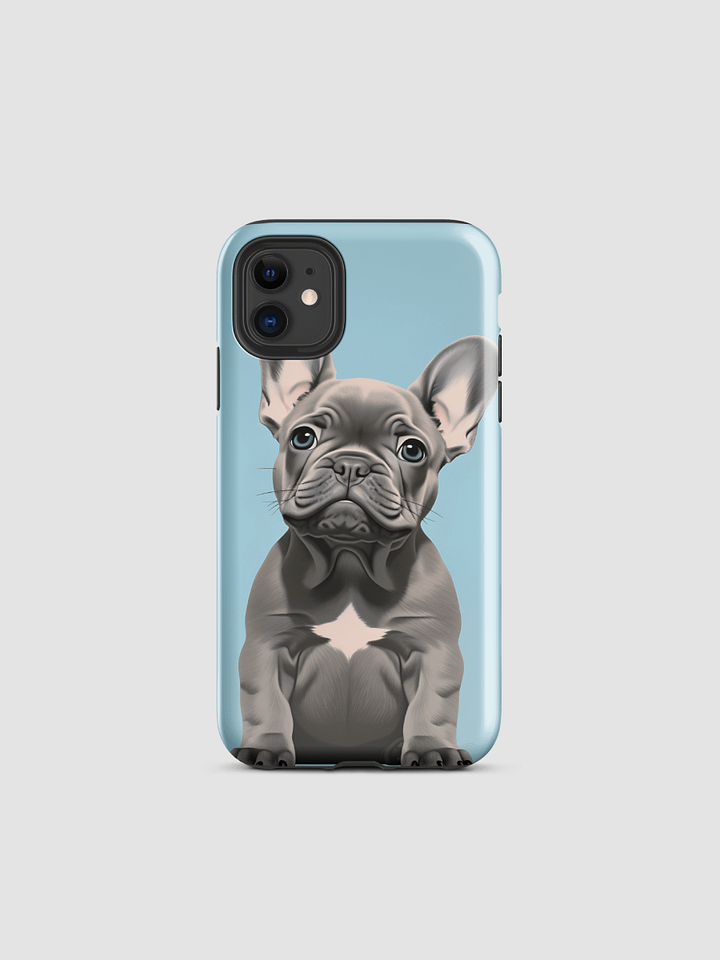 Gray Frenchie Tough iPhone Case product image (1)