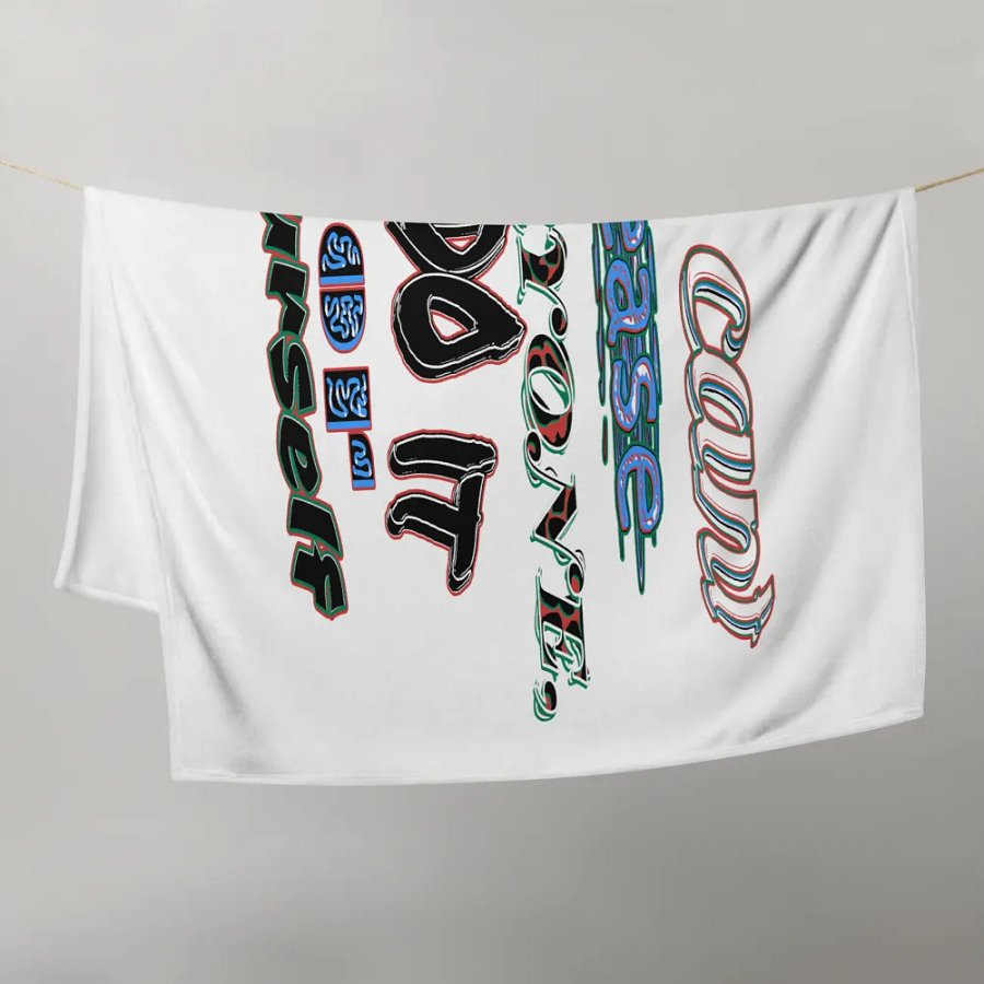 You Cant Please Everyone, So Do It For Yourself - White - Throw Blanket product image (9)