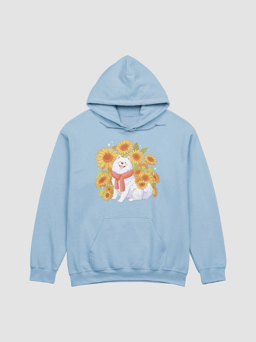 Samoyed Sunflower Pup Hoodie product image (1)