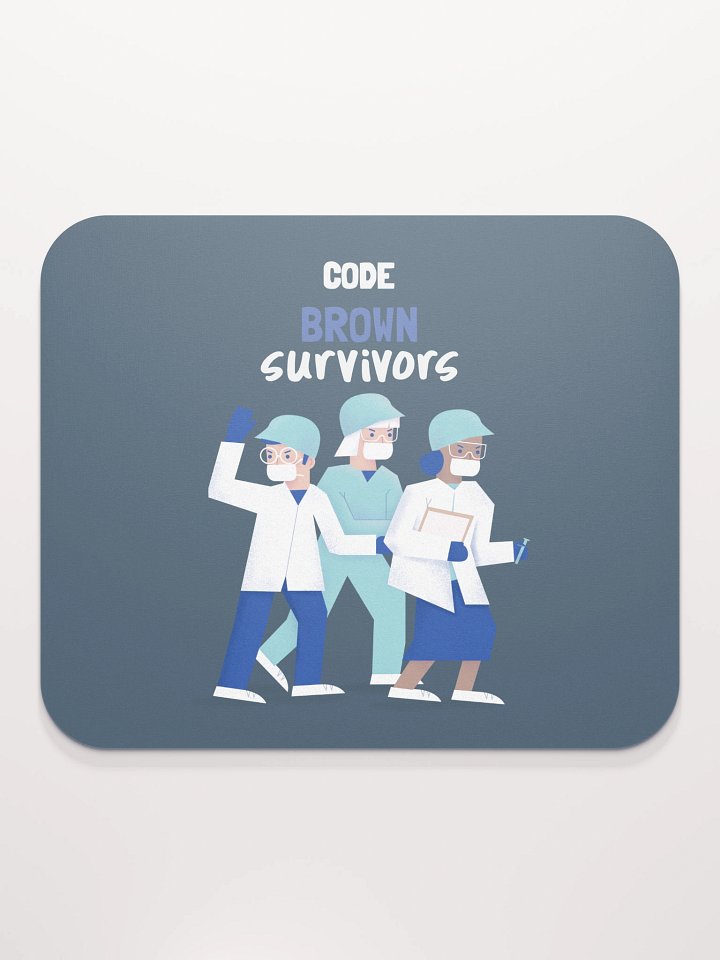 CODE BROWN Survivors Mouse Pad product image (2)
