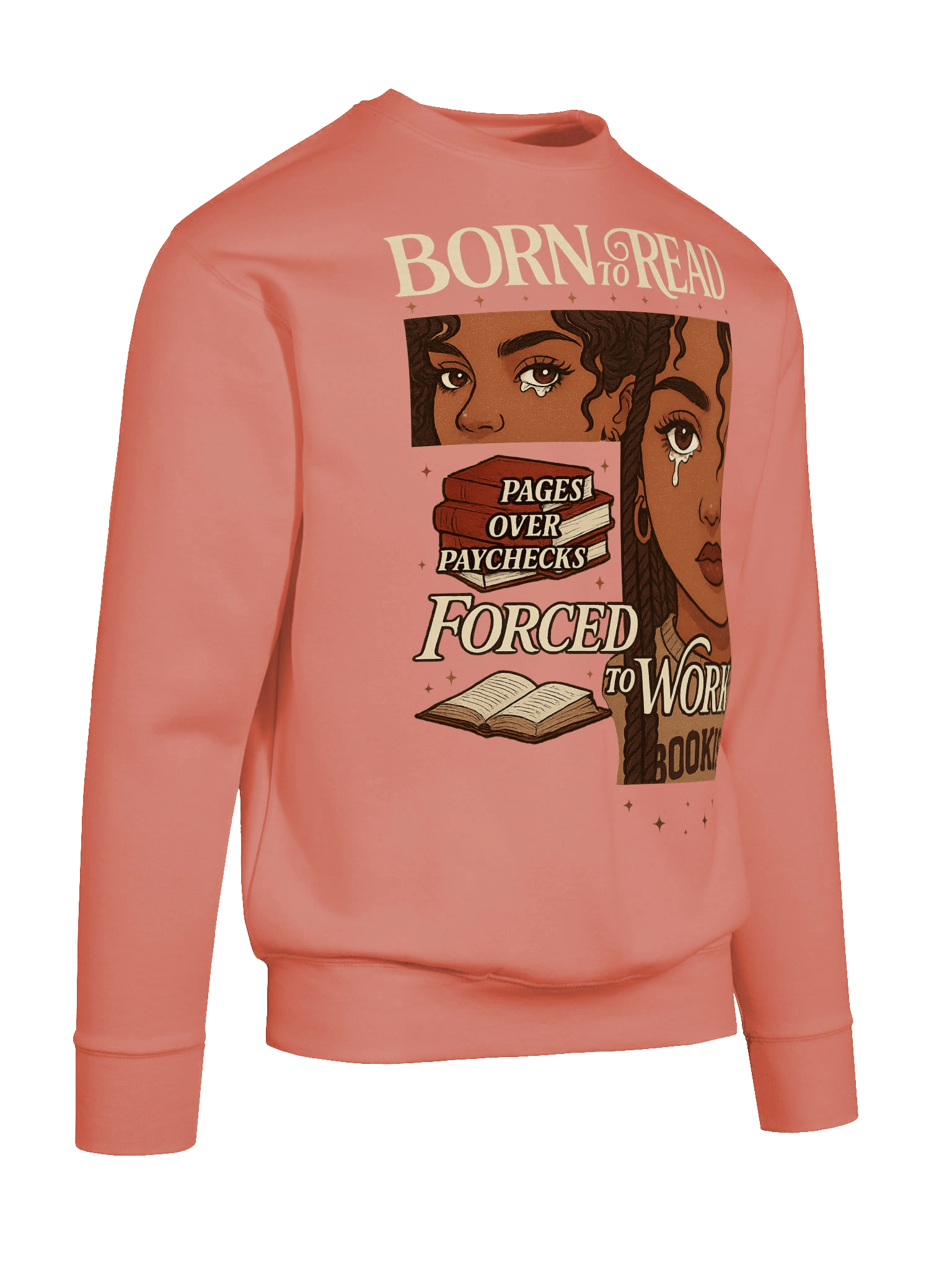 Born To Read Forced To Work Sweatshirt product image (10)