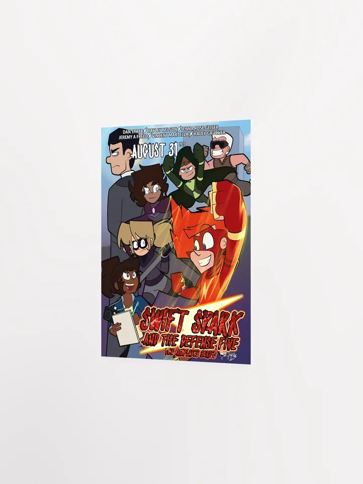 Swift Spark and the Defense Five: Pilot Part One Poster product image (7)