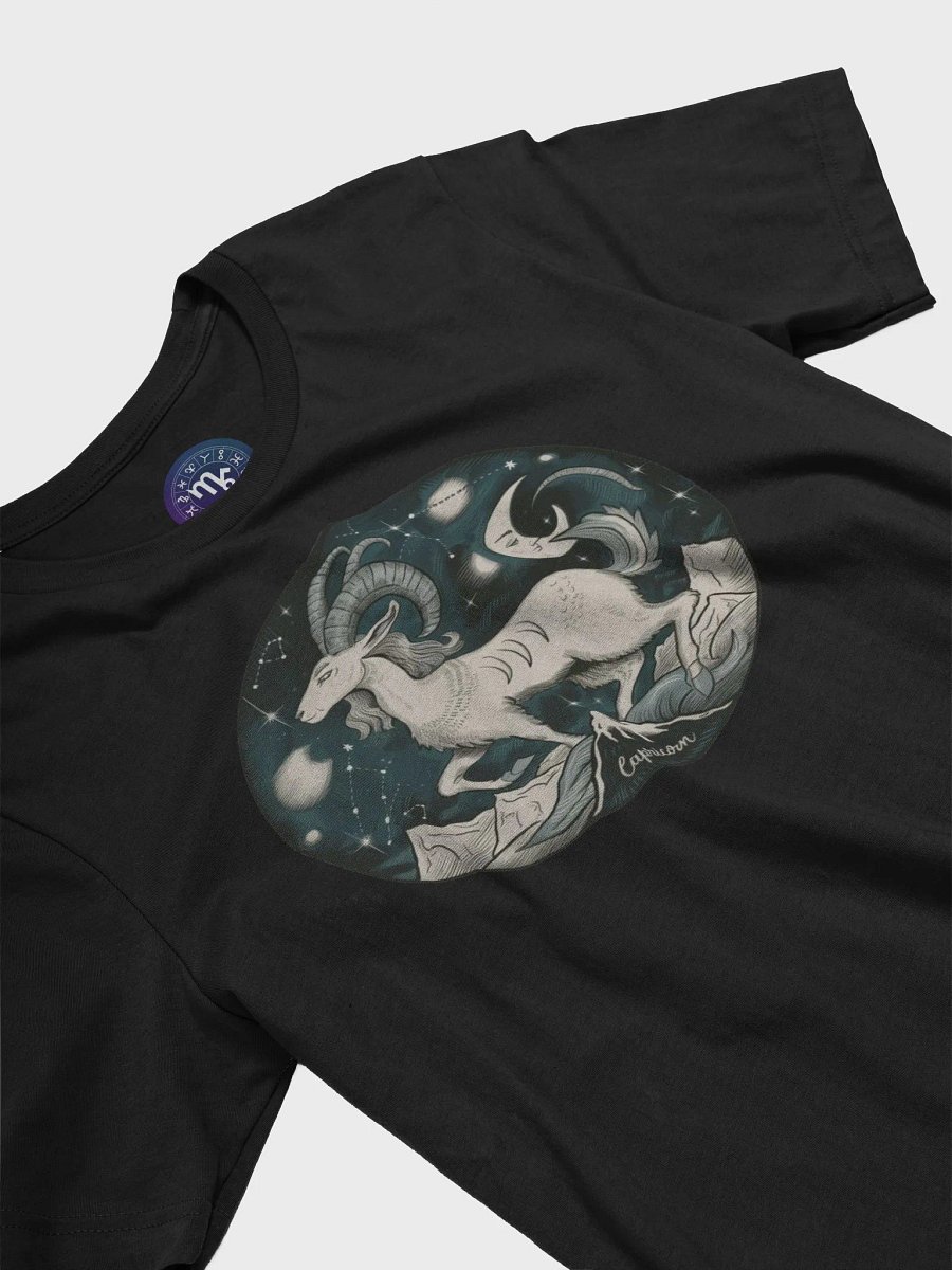 Exclusive Capricorn Zodiac T-Shirt - Unisex Majestic Goat and Cosmic Design product image (5)
