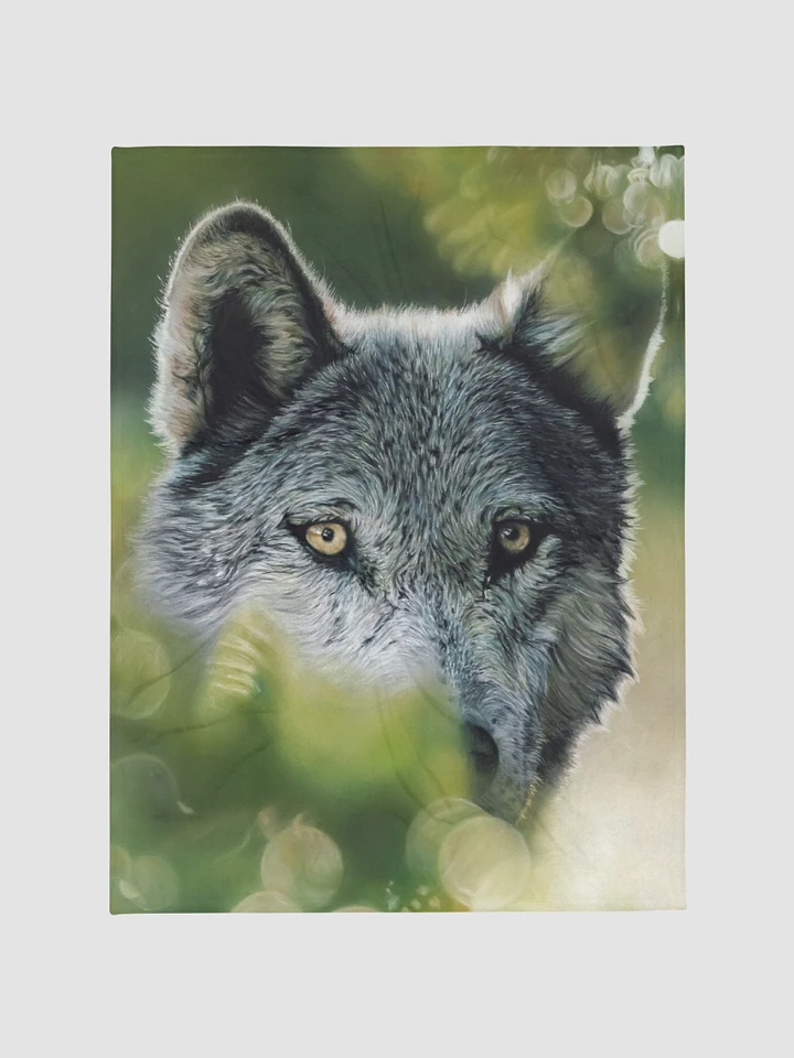 Hidden Wolf Throw Blanket product image (1)