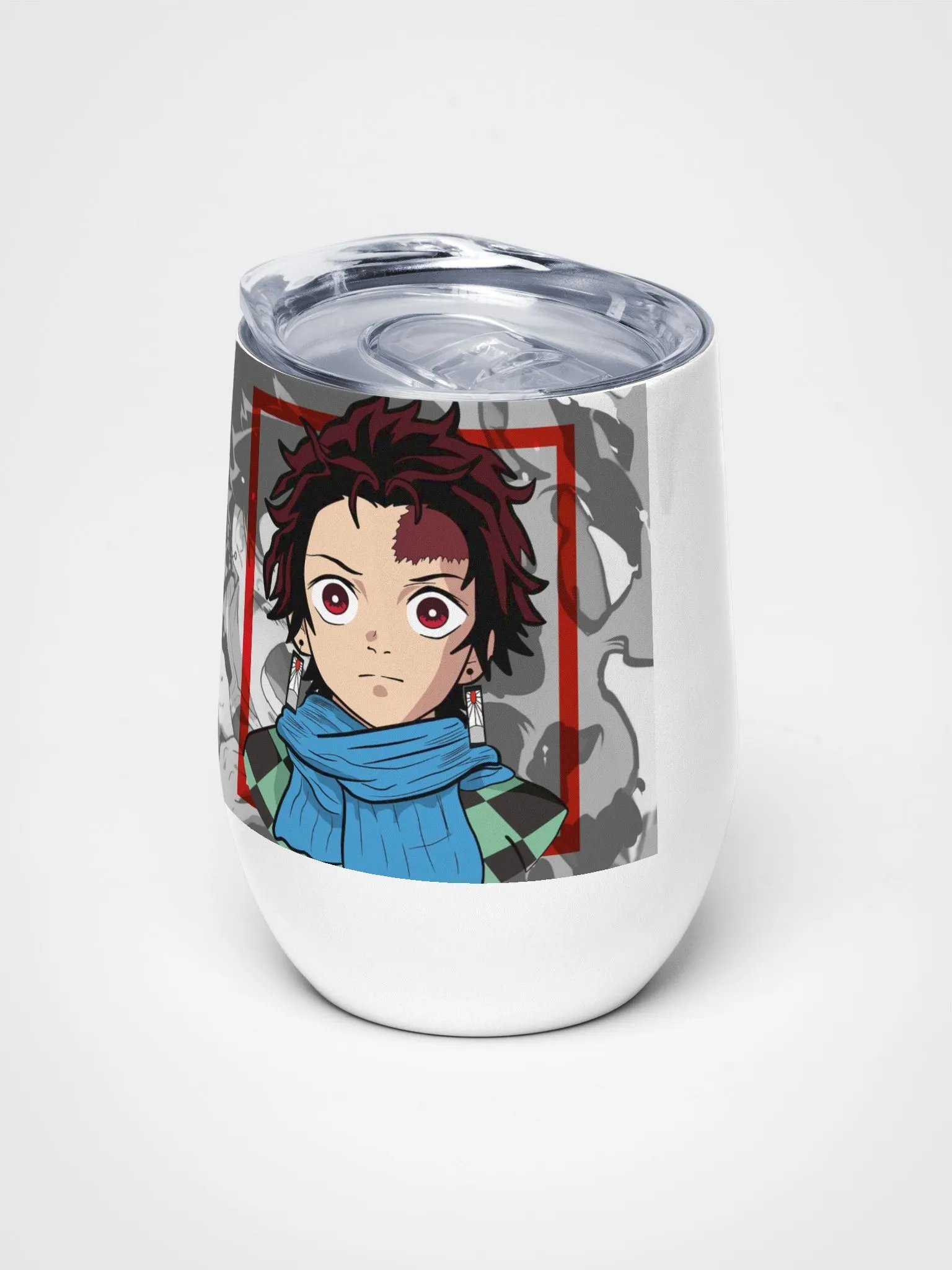 Demon Slayer Wine Tumbler – Kamado Tanjiro Edition | Stylish & Durable Drinkware 🍷⚔️ product image (5)