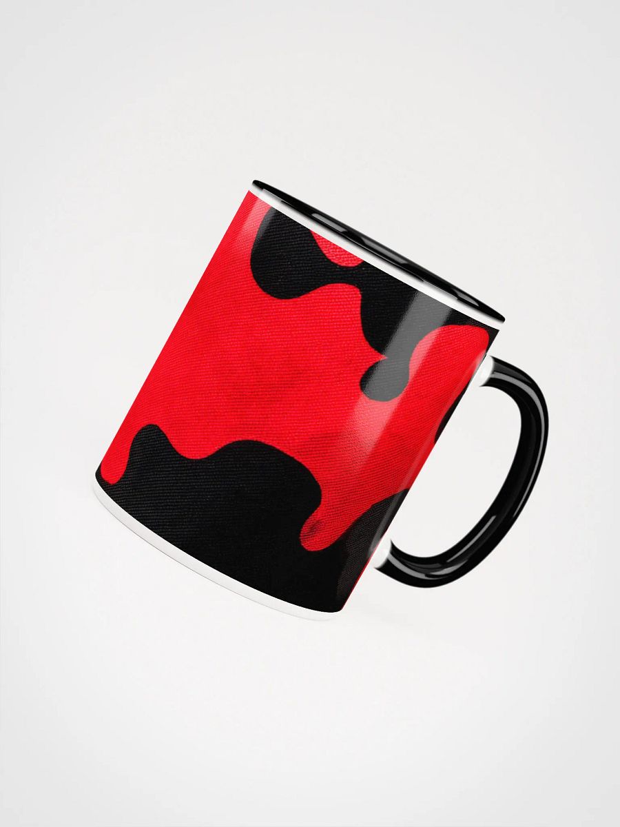 Ceramic Mug with Color inside black and red camo product image (14)