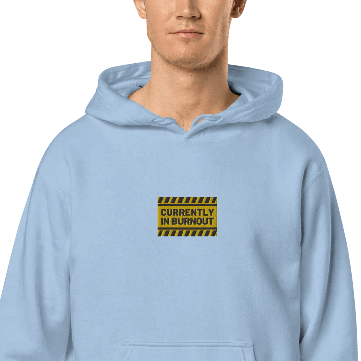 CURRENTLY IN BURNOUT embroidered pigment hoodie product image (1)