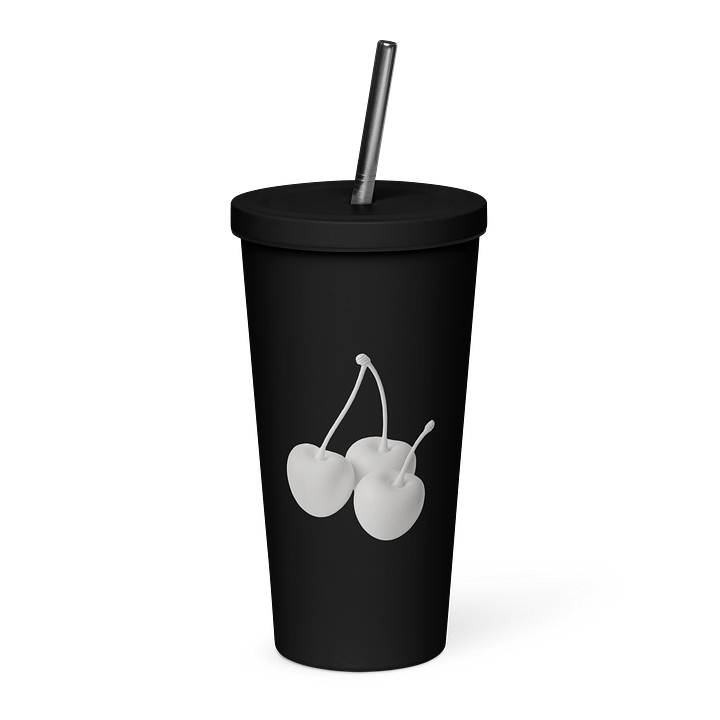 White Cherries Fruit Stainless Steel Insulated 20 oz Tumbler product image (1)