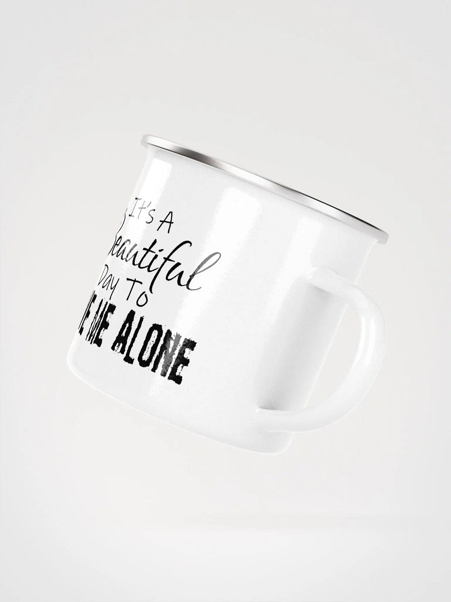 Leave Me Alone (Enamel Mug) product image (3)
