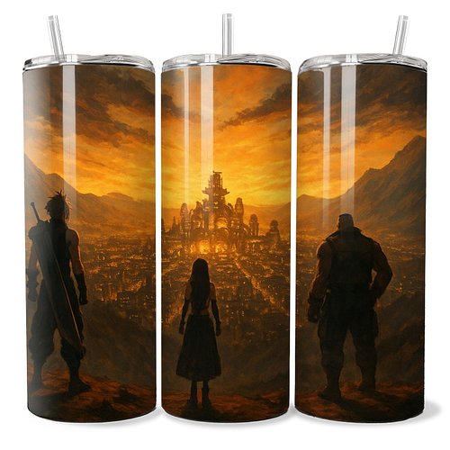 ✨ Relive the legendary journeys of Final Fantasy with these stunning 20oz tumblers! ⚔️💫

From Cloud and his allies watching o...