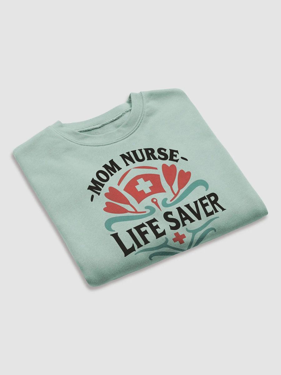 Mom Nurse Life Saver Crop Sweatshirt product image (13)