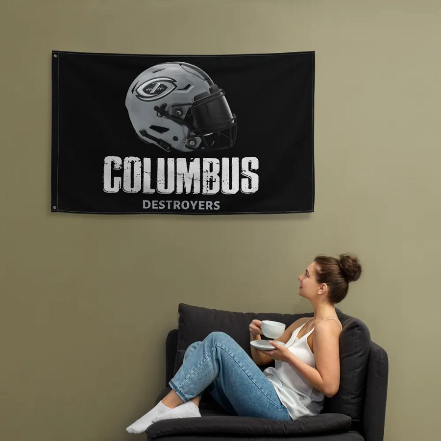 Columbus Destroyers Team Flag product image (12)