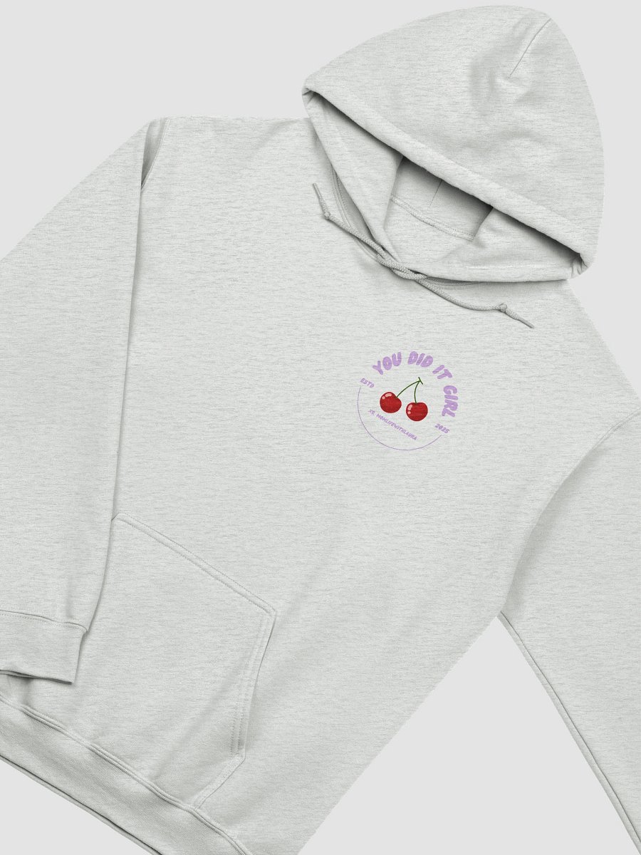 You Did it Girl Cherries Hoodie - Lilac/Grey product image (3)