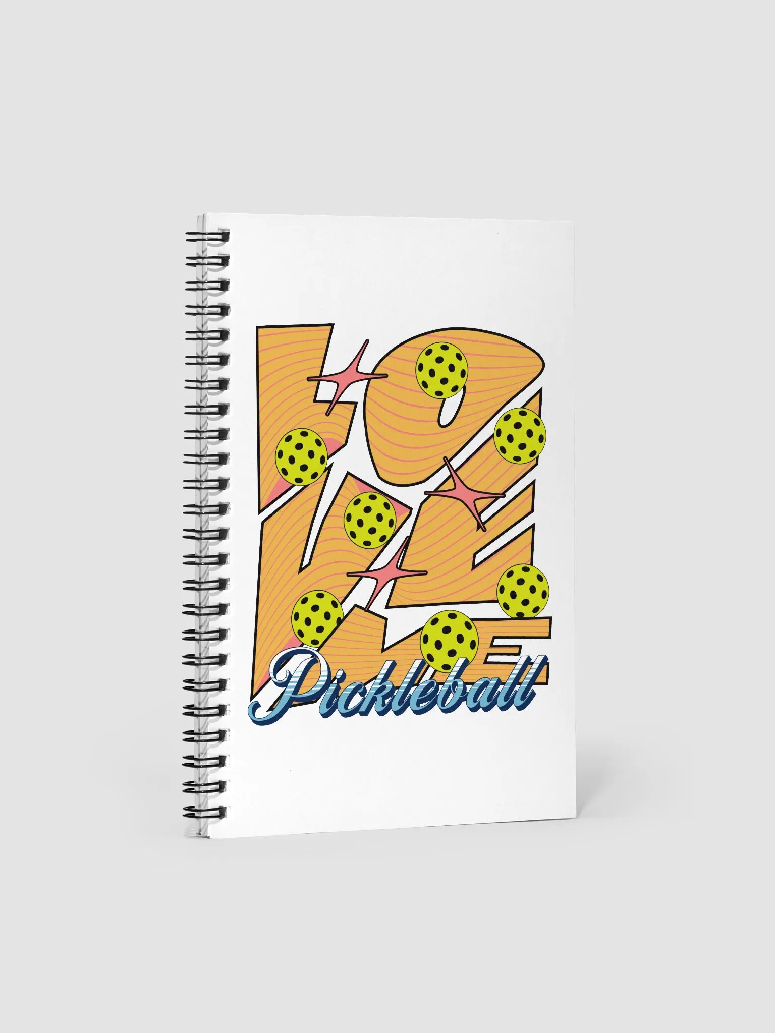 Love Me Pickleball Spiral Notebook product image (2)