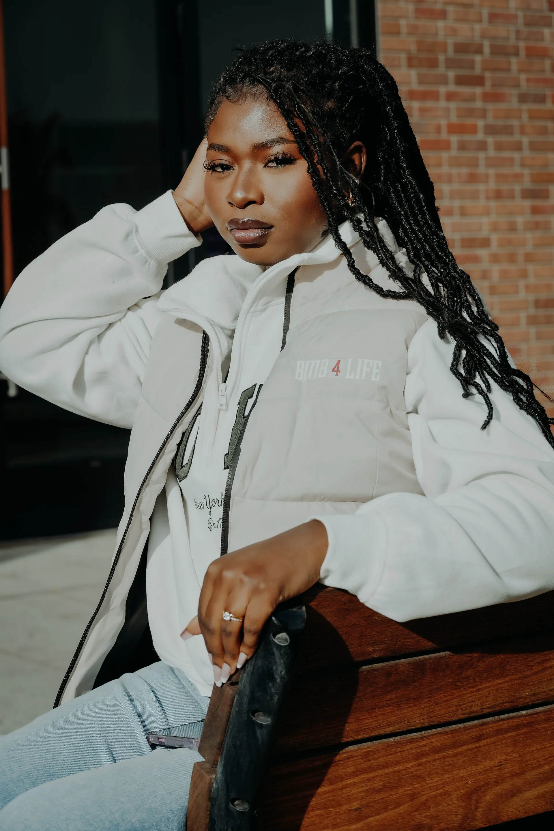 Unisex Lightweight Stand Collar Zip Up Puffer Vest product image (1)