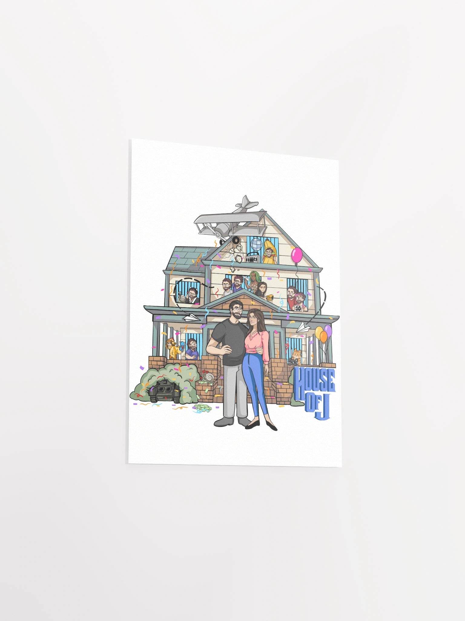 "Full House of J" Poster (Light) product image (17)