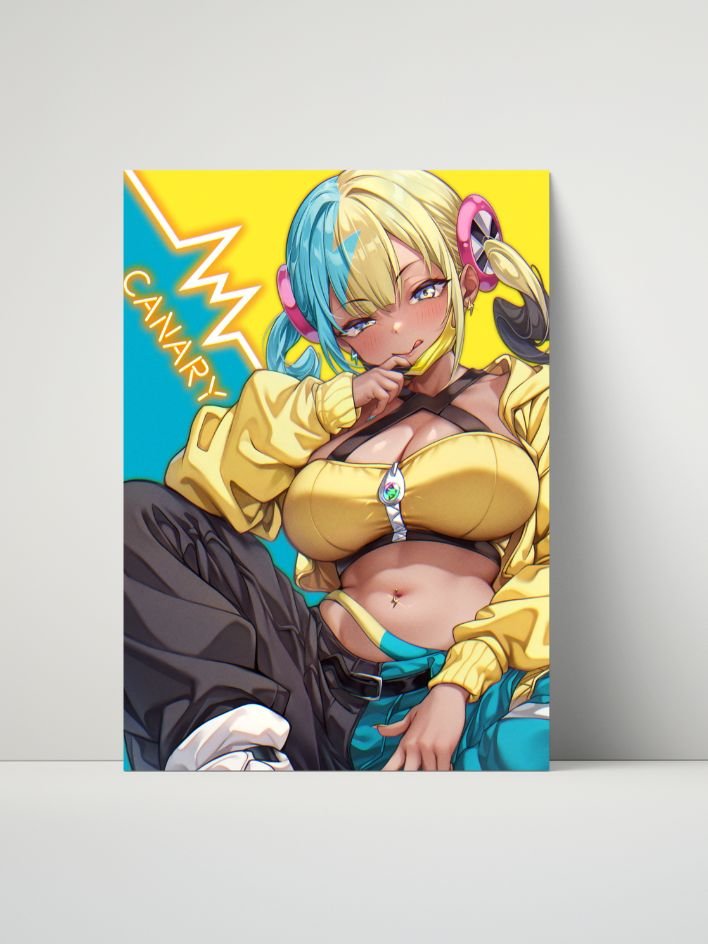 Pokémon Legends Z-A – Canary Radiant Edition – 8x10 Metal Print product image (1)