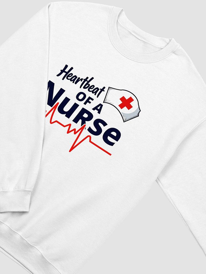 Heartbeat of a Nurse Crewneck Sweatshirt product image (4)