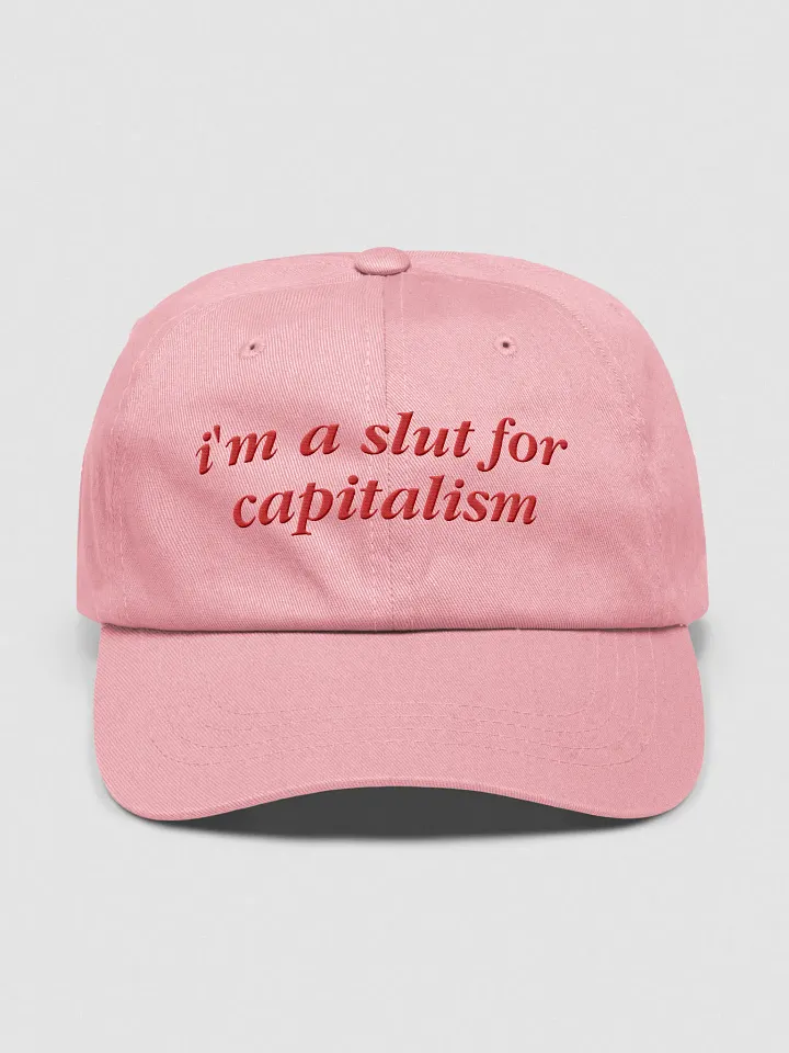i'm a slut for capitalism hat - 100% coton product image (3)