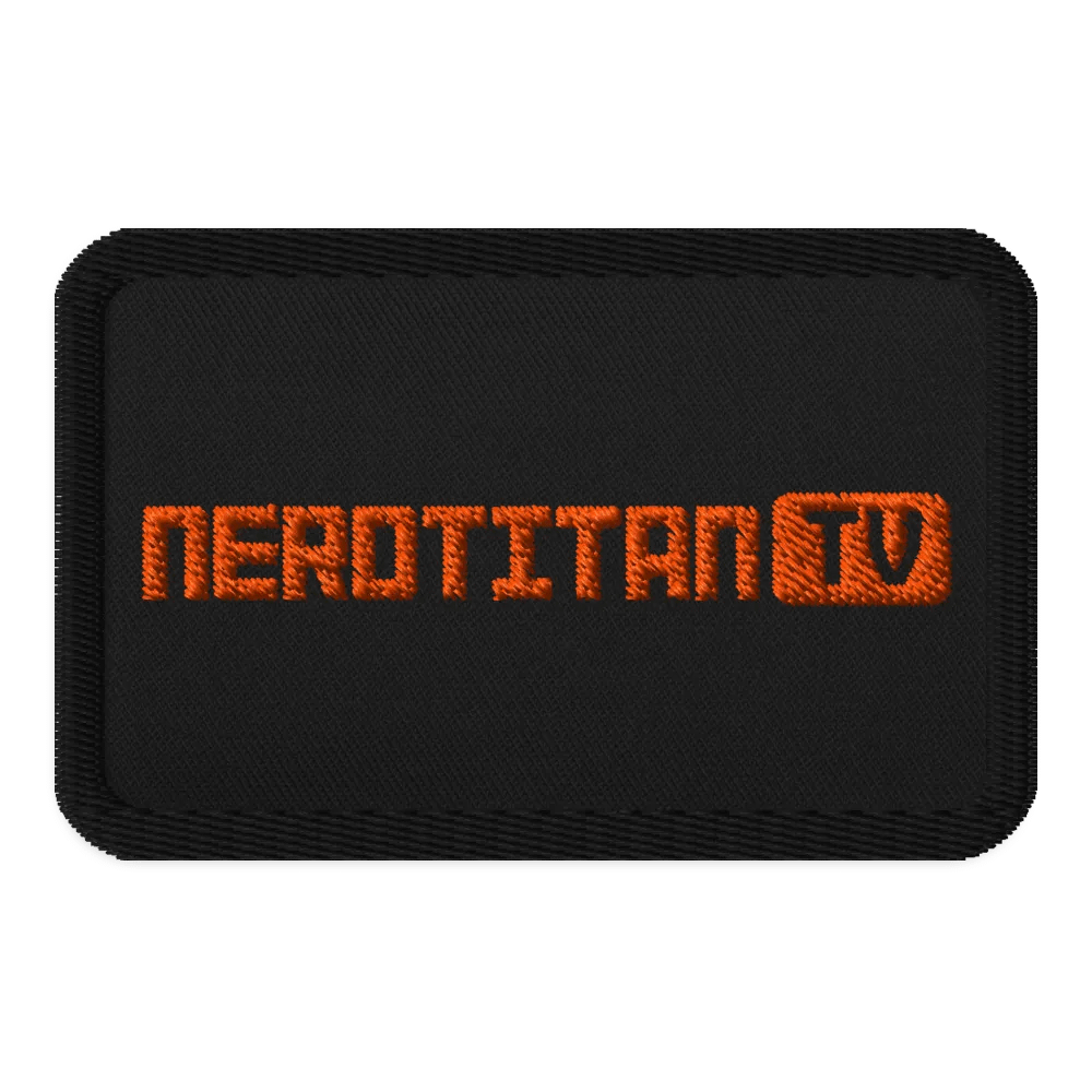 NerdtitanTV Embroidered Patch product image (1)