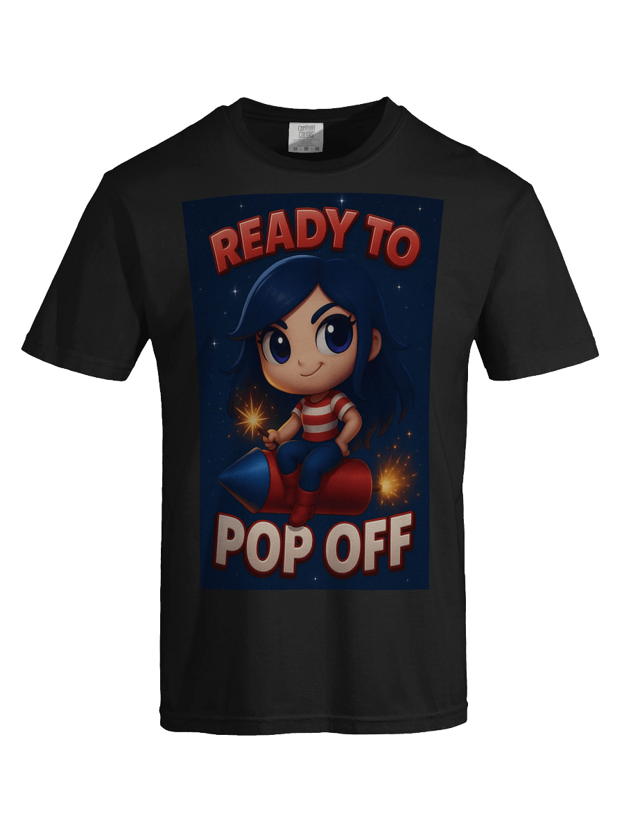 Pop Off Blue Rocket T-Shirt product image (21)