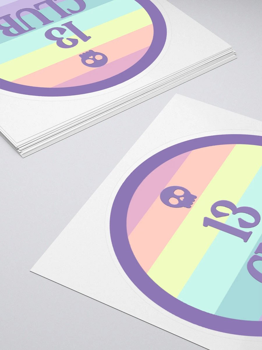 13 Club Sticker product image (4)