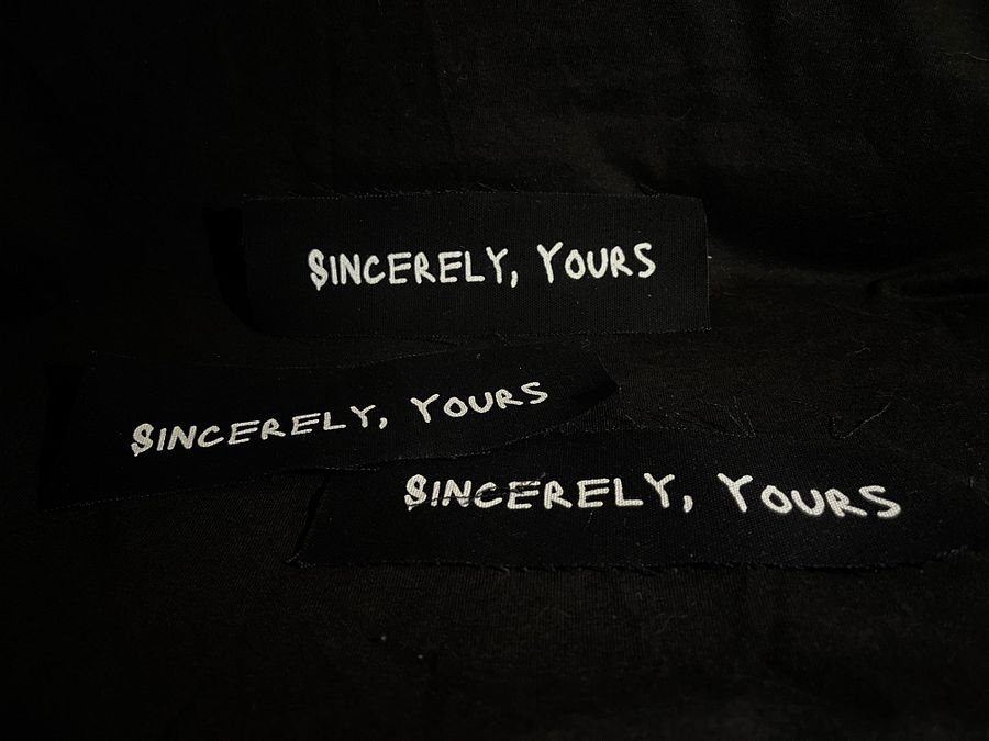 Sincerely, Yours Patches product image (1)