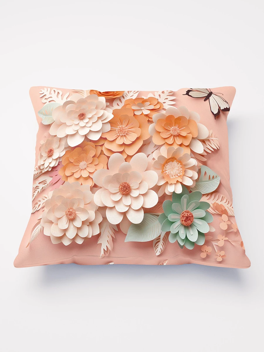 Peach 3D Flowers Pillow product image (2)