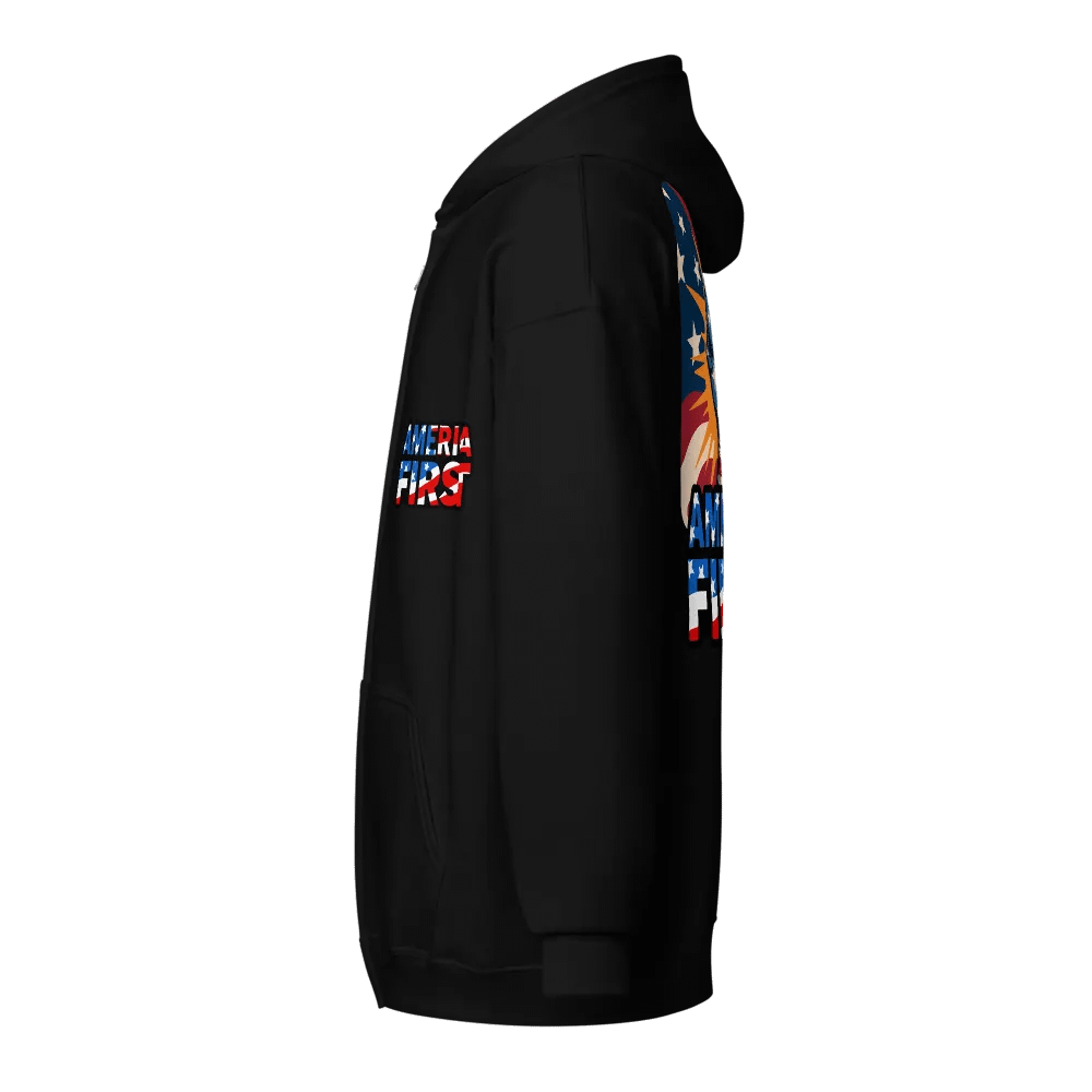 Zip Hoodie: America First product image (5)