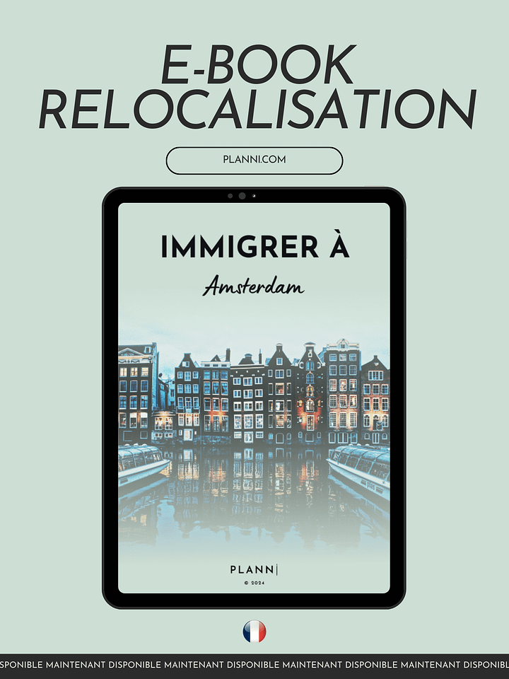 E-book Relocalisation - Immigrer à Amsterdam FR | PLANNI product image (1)