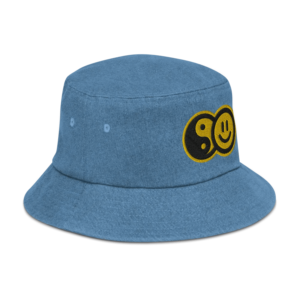 Happy Yin-Yang Denim Bucket Hat product image (16)