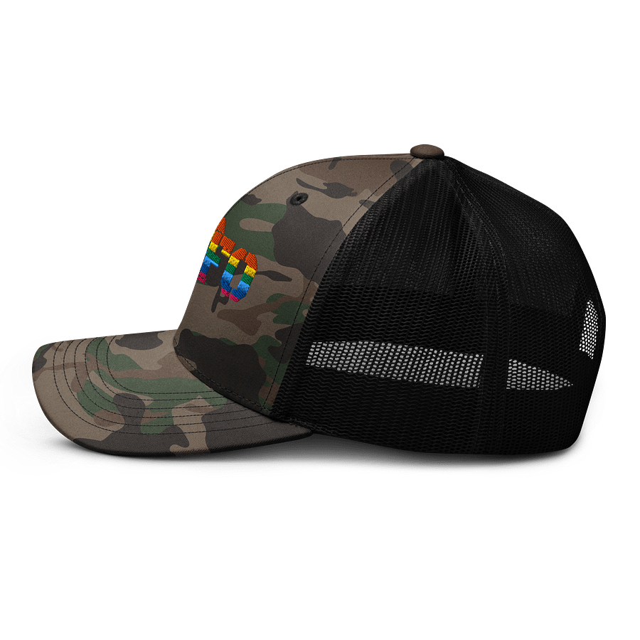 Pride FA2FO Camo Trucker Hat product image (5)