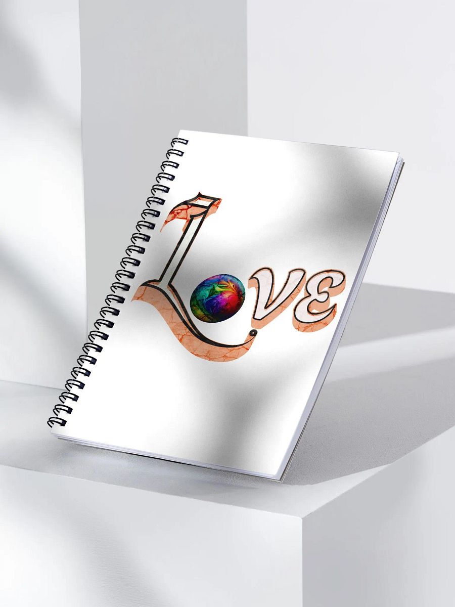 Love Bowling Marble Spiral Notebook product image (2)
