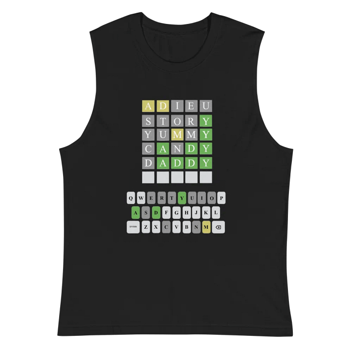 Wordle Muscle Tee product image (2)