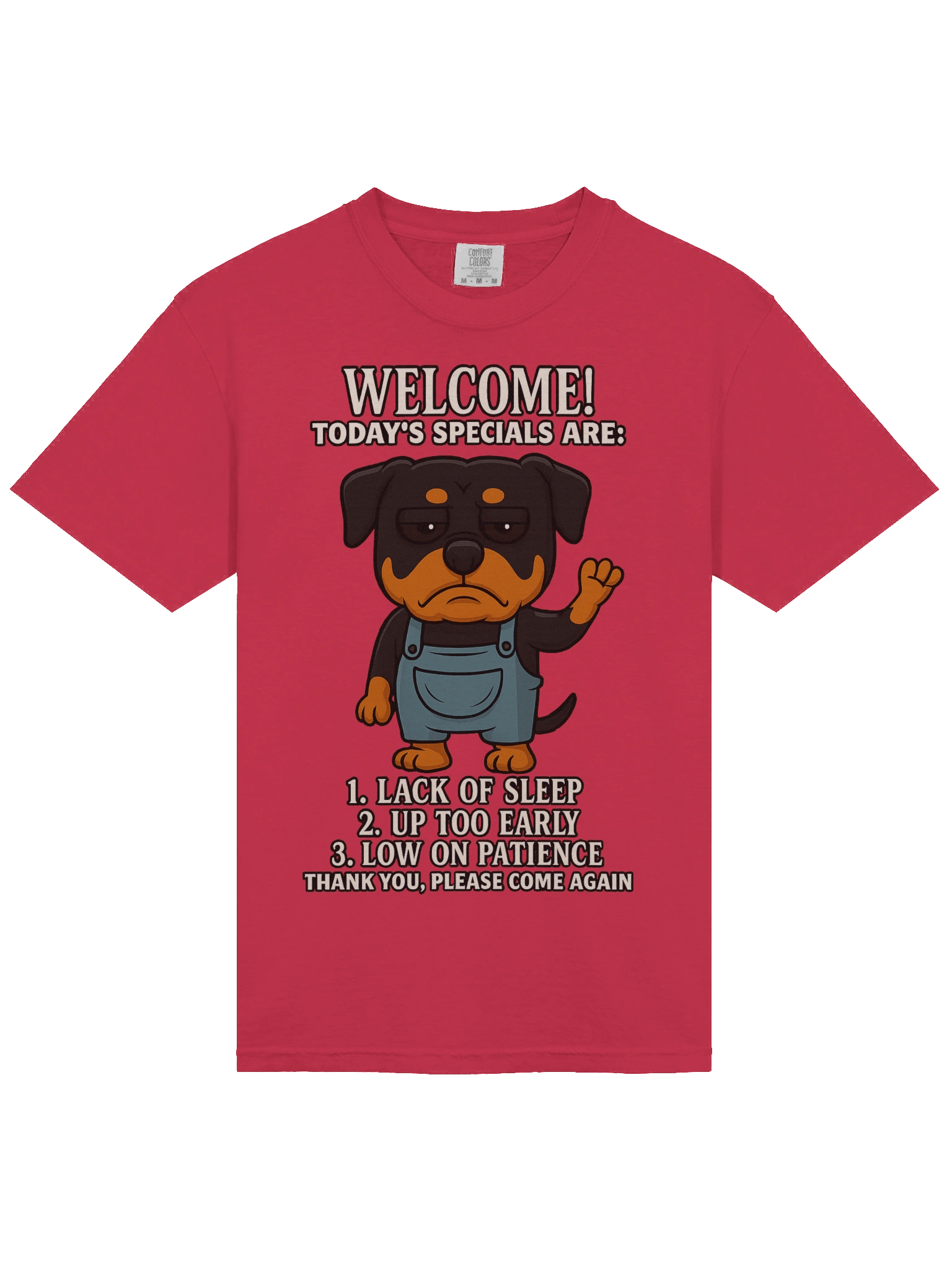 Grumpy Rottweiler Welcome T-Shirt product image (30)