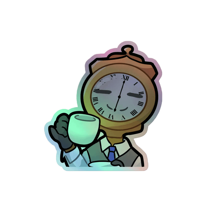 TimeTea Holo Sticker product image (1)