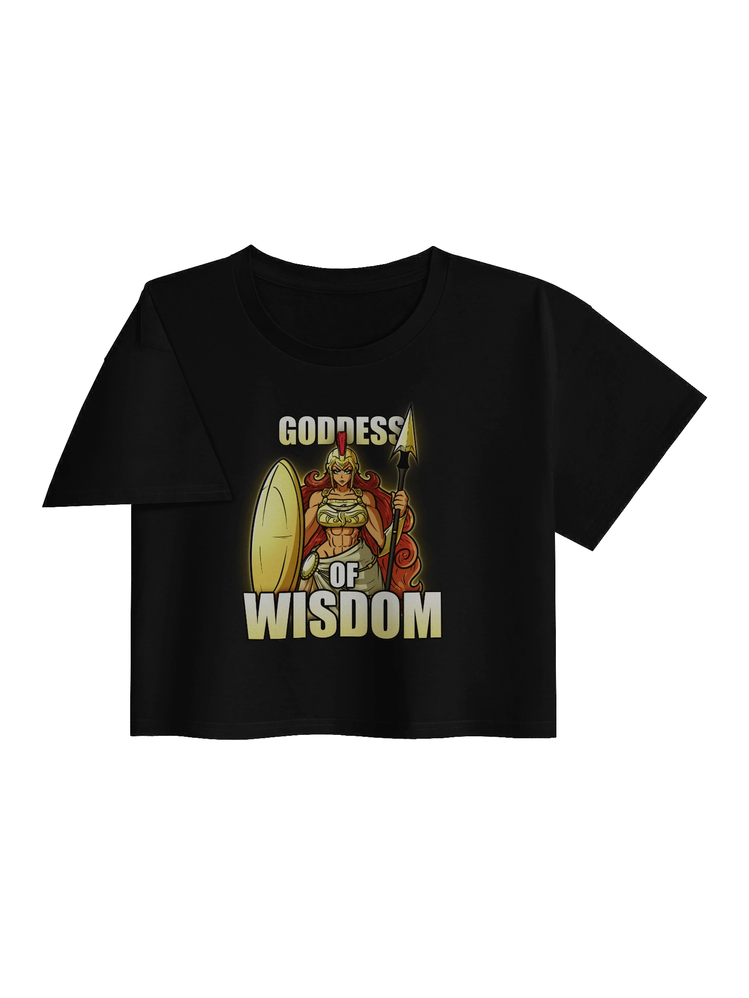 Athena - Goddess of Wisdom Crop Top product image (3)