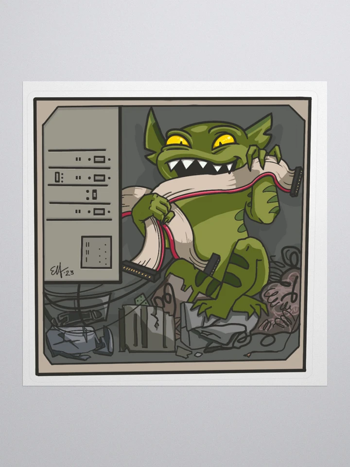 THE COMPUTER GREMLIN (STICKER) product image (2)